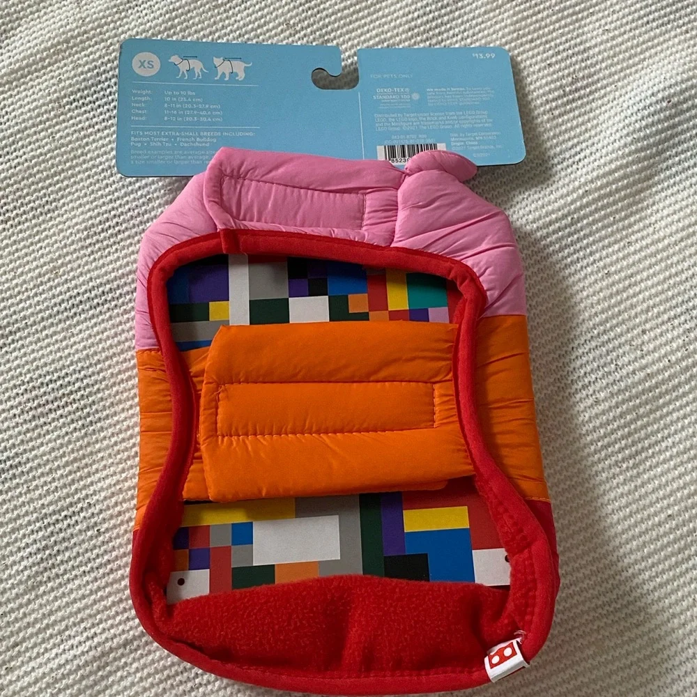 Lego x Target dog puffer jacket